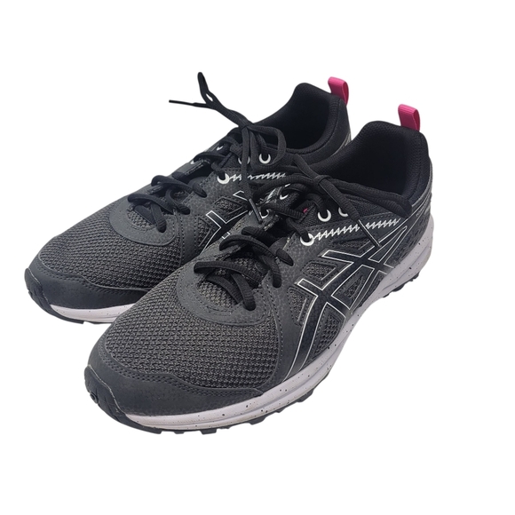 Asics Women's GEL-TORRANCE TRAIL Athletic Running Shoes Black Sneakers 8.5 - Picture 1 of 7